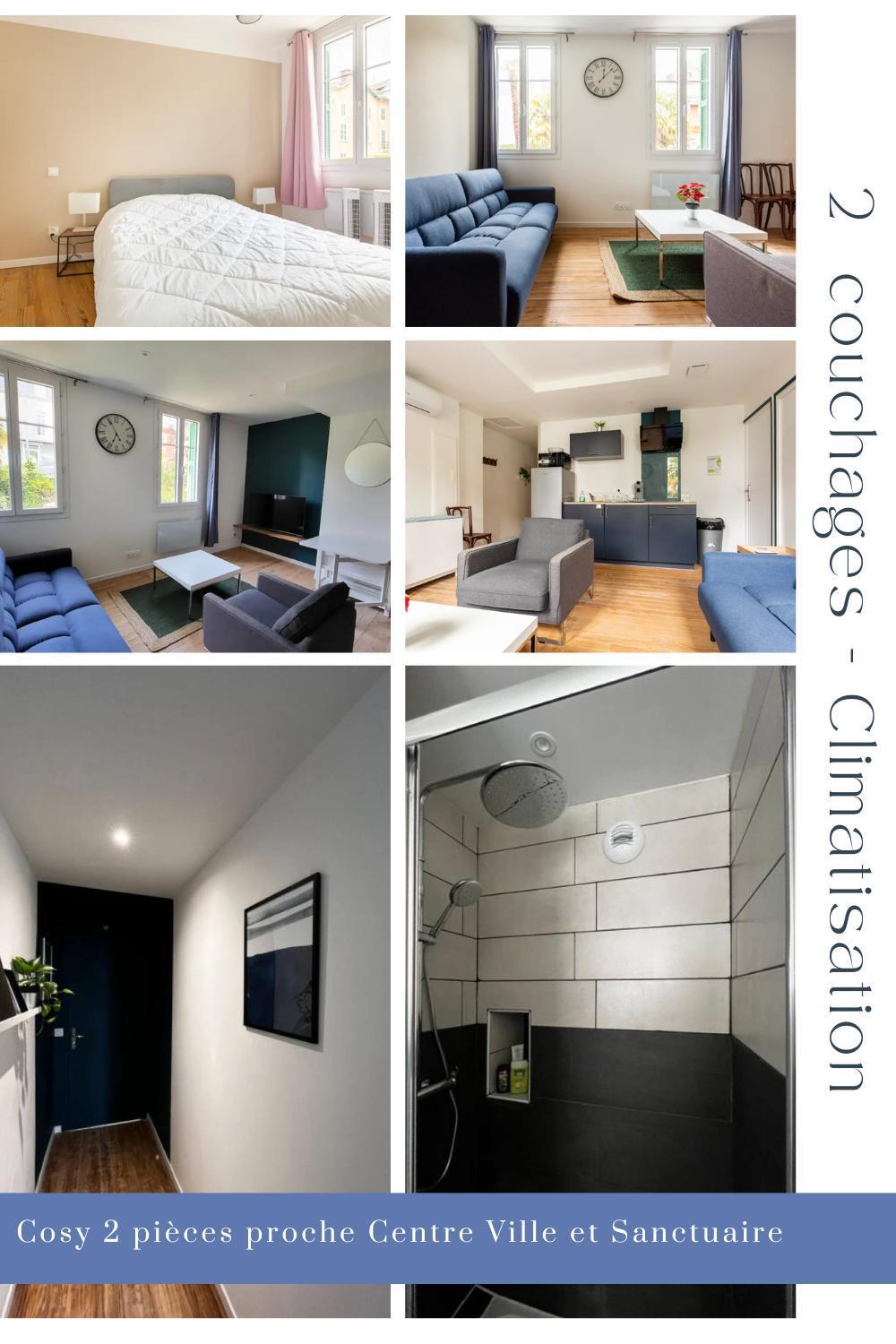 T2 Cosy Proche Gare Et Centre Ville - Parking Gratuit A Proximite Lourdes Bagian luar foto
